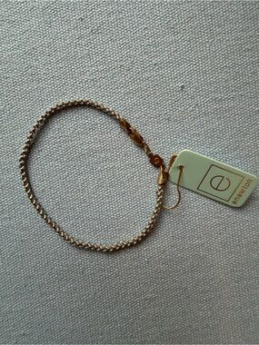 ENewton Hope Together Gold -Ice Blue Twisted Chain Bracelet - NWT 58.00